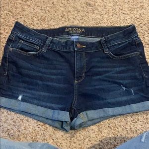 Arizona Jean Co. dark wash jean shorts